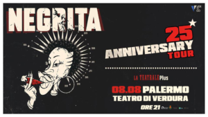 Concerto dei Negrita a Palermo 2019 @ Teatro Verdura