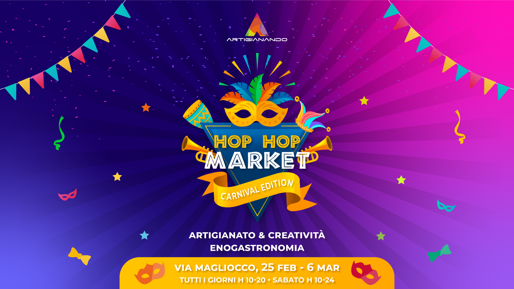 Hop Hop Market 2022 Carnival Edition a Palermo