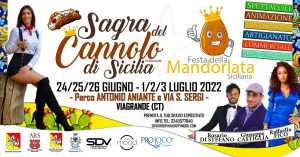 Sagra del Cannolo 2022 e Festa della Mandorlata Siciliana @ Villa comunale