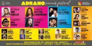 Adrano Summer Festival 2022 - I edizione @ Arena dell’Etna