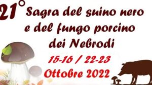 Sagra del suino nero dei Nebrodi 2022 a Cesarò